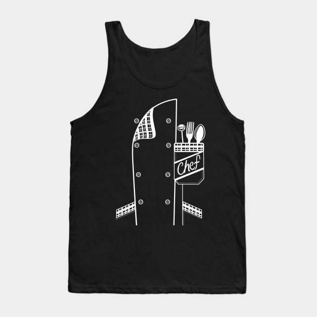 Chef uniform costume Tank Top by captainmood